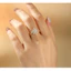 Nhẫn nữ thời trang với thiết kế bông tuyết từ kim cương nhân tạo và vàng, đa năng