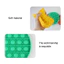 < Pluscloth > Rainbow Push Bubble Fidget Toy Giảm căng thẳng Bong bóng silicon bật lên Trò chơi bóp giác quan Lo âu Bình tĩnh ủng hộ bữa tiệc cho trẻ em Người lớn Đồ chơi bàn văn phòng du lịch vui nhộn Đồ chơi Fidget