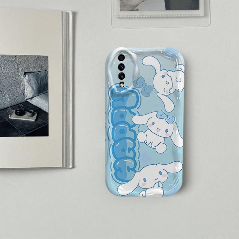 Ốp Lưng Cho Samsung Galaxy A50 A50S A30S Phim Hoạt Hình Kem Sanrio Cặp Đôi Mềm TPU 3D Sóng Silicon Vỏ Điện Thoại