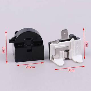 [RDY] 2 Rơle khởi động PTC QP2-4.7 Rơle khởi động tủ lạnh 1 chân và Rơle bảo vệ quá tải tủ lạnh 6750C-005P [VN]