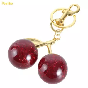 Pealike Chic Cherry Mặt dây chuyền Móc khóa Trang trí túi cá nhân cho nữ