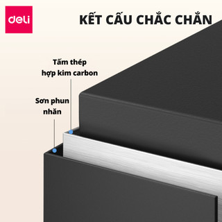 Két Sắt Điện Tử Khóa Mật Mã DELI Két Sắt Mini Chống Trộm Khóa Số Điện Tử, Hợp Kim Thép