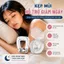 Dụng cụ kẹp mũi hỗ trợ giảm ngáy silicone êm ái nhỏ gọn dễ sử dụng