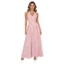 Nyeemya Nữ Nhân Quả Kẻ Sọc Sundress Dây Cổ Chữ V Không Tay Lưng Thả Eo Chữ A Đầm Maxi Cho Kỳ Nghỉ Du Lịch Mặc Hàng Ngày