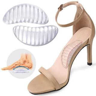 2 Chiếc Chuyên Nghiệp Vòm Chỉnh Hình Hỗ Trợ Đế Chân Tấm Flatfoot Corrector Đệm Giày Chăm Sóc Chân Sọc Đế Silicon Gel
