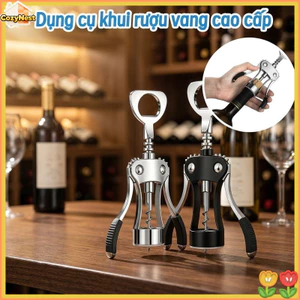 dụng cụ khui rượu vang hợp kim kẽm bền chắc chống ăn mòn đa năng mở nắp chai bia quà tặng gia đình
