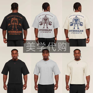 XS-3XL Áo sơ mi thể thao chất lượng cao, 100% cotton, phù hợp gym và cử tạ, in logo, cổ tròn unisex