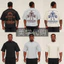 XS-3XL Áo sơ mi thể thao chất lượng cao, 100% cotton, phù hợp gym và cử tạ, in logo, cổ tròn unisex