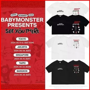 Áo thun BABYMONSTER 2026 thoải mái cho tour du lịch thế giới - Quà tặng lý tưởng