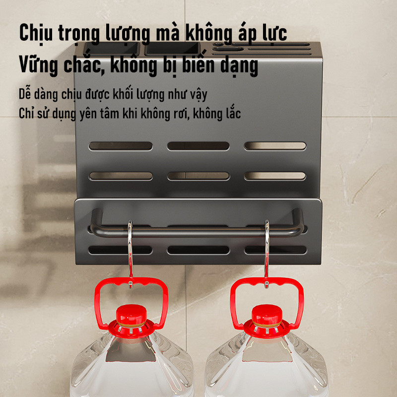 Giá để dao đa năng, có thể treo tường hoặc để bàn, chất liệu thép carbon cao cấp, không bao giờ gỉ