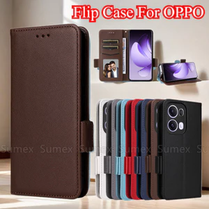 Bao Da Lật Cho OPPO Reno13 Reno 13 F Pro 13F 5G Vỏ Điện Thoại Dây Đứng Giá Đỡ Khe Cắm Thẻ Từ Ví Vỏ Chống Sốc Ốp Lưng OPO Reno13Pro CPH2689 CPH2697 2024