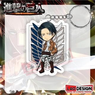 Gantungan Kunci Captain LEVI ACKERMAN Shingeki no Kyojin - Key Chain Shingeki no Kyojin - Ganci Attack On Titan