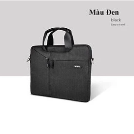 Túi Đựng Laptop WIWU City Commuter Bag 13 Inch - Vải Nylon Chống Nước, Lót Lông Tơ Chống Sốc Đa Ngăn