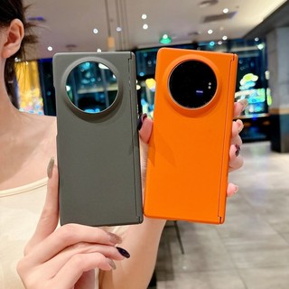 Ốp điện thoại màu kẹo đá cát mờ cho OPPO Find N6 Find N5 Find N3 với bản lề toàn bộ từ tính Trục giữa kép