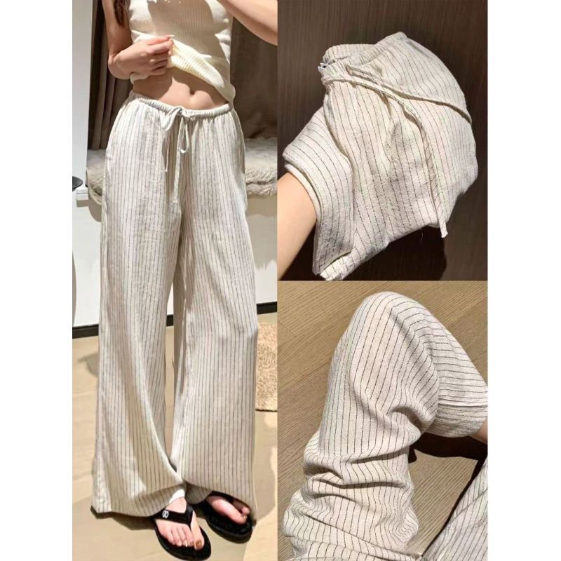 [Giảm giá 50%] Quần Nữ Dáng Ống Rộng Thoải Mái, Phong Cách Xuân-Hè