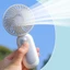 Quạt Mini cầm tay chạy bằng 2 pin 3A di động cho du lịch văn phòng
