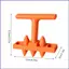 Dụng cụ làm vườn Dibber Công thái học T-Handle cấy hạt giống Vườn Dibber có đánh dấu độ sâu cho giường nâng mueadsyvn