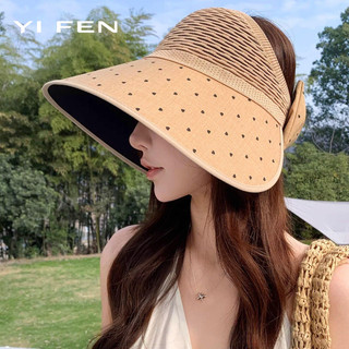 YIFEN Nón Chống Nắng Nữ Vành Rộng Hở Chóp - Mũ Đi Biển Leo Núi Kháng Tia UV Thời Trang Mùa Hè Mới
