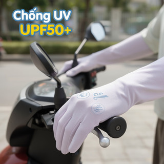 Găng tay Ice Silk UPF50 thoáng khí, chống nắng,ideal cho lái xe ngoài trời
