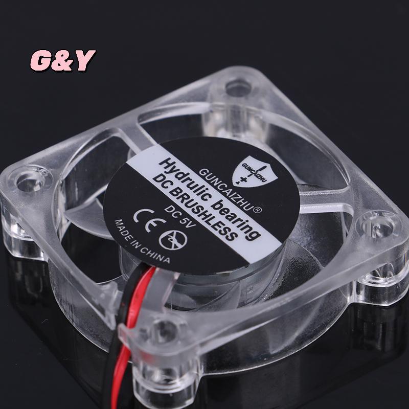 [G & Y-t] 4010 DC 5v 12v 24v Quạt làm mát LED Iight Phát ra vòng bi thủy lực 2pin [Mới]