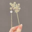 Kẹp Tóc Phong Cách Cổ Bước Lắc Cao Cấp Cảm Giác Giả Chalcedony Hoa Kẹp Tóc Sườn Xám Ngọc Trai Tua Rua Mới Trung Quốc Kẹp Tóc Nữ