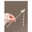 Dễ Thương Thỏ Kẹp Tóc Nữ Bước Lắc Tua Rua Mới Phong Cách Trung Hoa Kẹp Tóc Trẻ Em Hanfu Tấm Kẹp Tóc Đơn Giản Cổ Mũ Đội Đầu