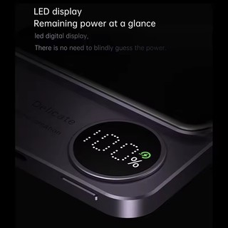 [JLK] 2026 Pin sạc không dây từ tính trong suốt 10000mAh mới cho iPhone 17 Pro Max / Samsung S26 Ultra Power Bank Phụ trợ bên ngoài