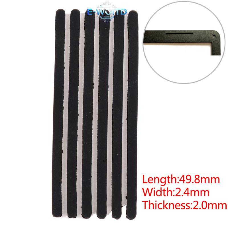 E-WOITD 6 Cái / lốc Khung Màn Hình Cao Su Cho Laptop Dell HP ASUS Chân Miếng Lót Chân E-WOITD