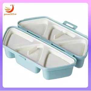 Bộ khuôn Sushi tam giác Máy làm cuộn gạo & rau củ cho dã ngoại ngoài trời