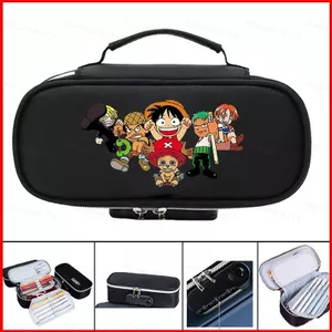 SY One Piece Luffy Hoạt Hình anime Hộp Đựng Bút Chì Sinh Viên Văn Phòng Phẩm In Hộp Bút Dung Tích Lớn