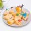 Bigapple Mini Hoạt Hình Động Vật Nĩa Trái Cây Cho Trẻ Em Bánh Sna Món Tráng Miệng Đảng Pis RDG