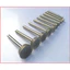 6MM Chân Mạ Điện Emery Đảo Ngược Hình Thang Mài Đầu Đá Gia Công Đá Lường Khắc Đầu 60 Lưới Thô Cát HM