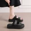 Giày Nữ Đế Dày Velcro Dép Dép Dép Cao Cấp Cảm Giác Đa Năng