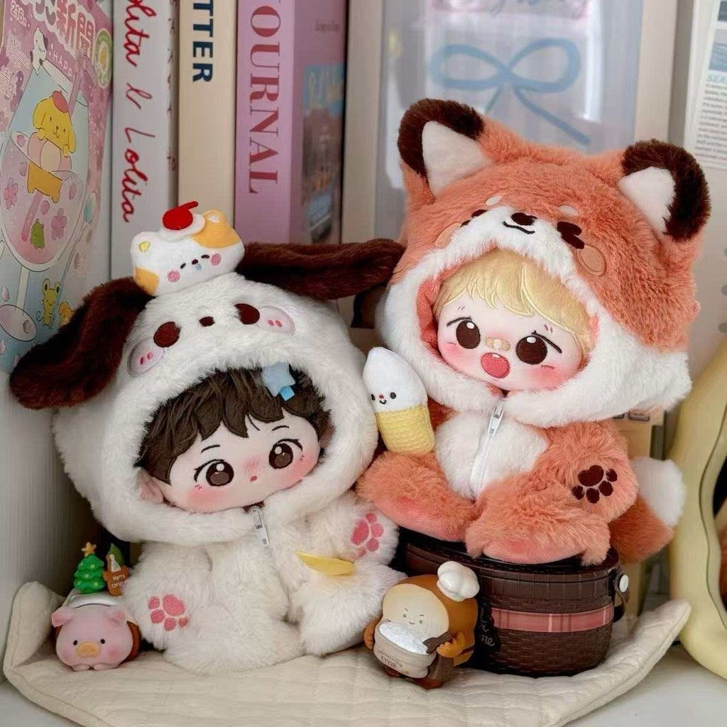 Quần áo trẻ em thỏ cáo nhỏ 20cm Bộ áo liền quần động vật nhỏ 20cm Cotton Quần áo trẻ em Không có thuộc tính