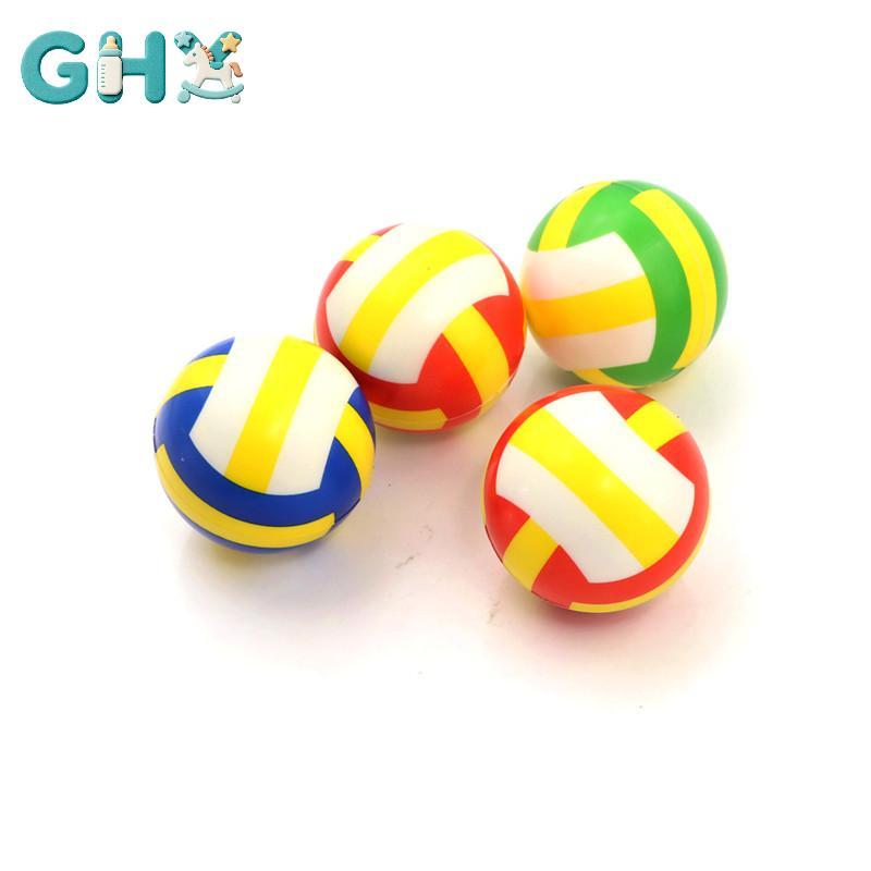GHX 1PC Giảm Căng Thẳng Lỗ Thông Hơi Bóng Chuyền Mini Bóp Bóng Xốp Trẻ Em Đồ Chơi Ngoài Trời VN