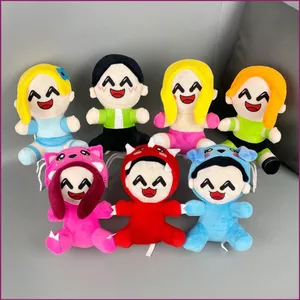YT4 Omz sang trọng Cô gái dễ thương có mũ trùm đầu Bé trai nhồi bông đồ chơi sang trọng cho trẻ em bé gái