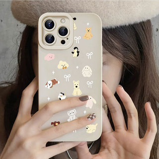 Ốp lưng iPhone Vỏ máy ảnh silicon họa tiết nơ hình thú - iP 7/8/X/XS/XR/11/12/13/14/15/16/17/Plus/Air/Pro/Max