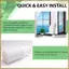Ống xả di động điều hòa- Kích thước đường kính 5 inch - Dài 59 inch - Ống nối linh hoạt đa năng theo chiều kim đồng hồ