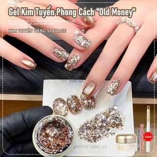 Sơn Móng Tay Gel Lấp Lánh Phong Cách Old Money Bán Chạy Mùa Thu Đông 2026 Siêu Trắng Lấp Lánh Rực Rỡ Siêu Nhẹ