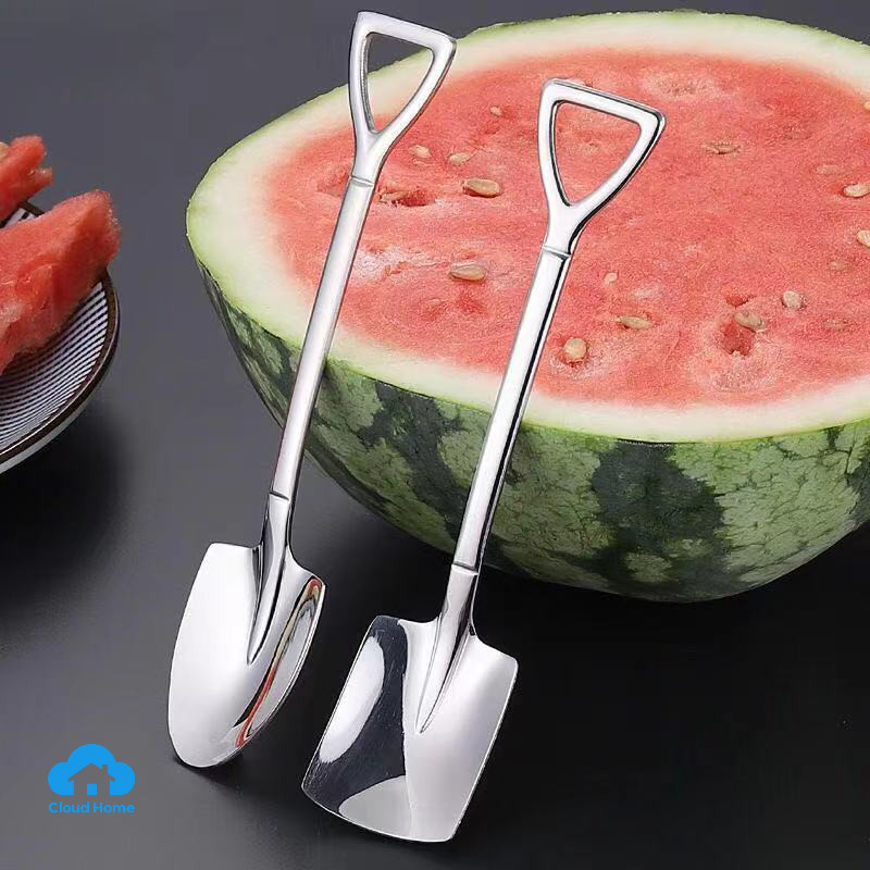 🌤️COD🌤️Muỗng / Xẻng Xúc Kem / Cà Phê / Dao Hình Dưa Hấu Sáng Tạo Dễ Thương