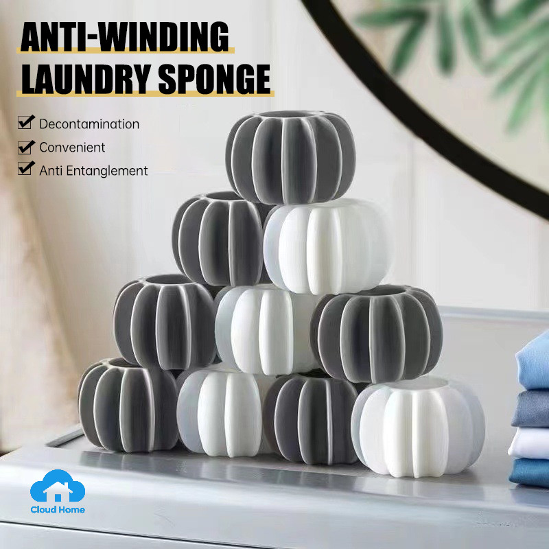 🌤️🌤️Bóng Giặt Silicon Hỗ Trợ Giặt Sạch Chống Rồi Quần Áo, Bóng Giặt Quần Áo Chất Liệu Nhựa Bóng giặt Chống vướng 45*30mm