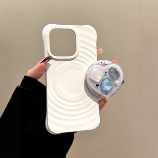 Ốp điện thoại hút từ tính bằng silicon lỏng sang trọng Boyang Gem Love cho iPhone17 16 15 14 13 12 11 Pro Max Bảo vệ Camera chống sốc Vỏ mềm chống rơi