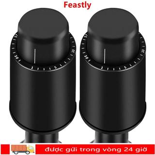 Nút chặn chai rượu vang FEASTLY, Nút bảo vệ rượu vang phong cách nhấn Nút chai bơm chân không, Dụng cụ thanh Dụng cụ bảo quản rượu chân không có thể tái sử dụng Giữ rượu vang thực sự tươi