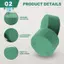 10 Chiếc Đám Cưới Aisle DIY Craft Sắp Xếp Hoa Thấm Hút Nước Sân Vườn Nhà Bọt Hoa Xanh -Giữ Gạch Tròn