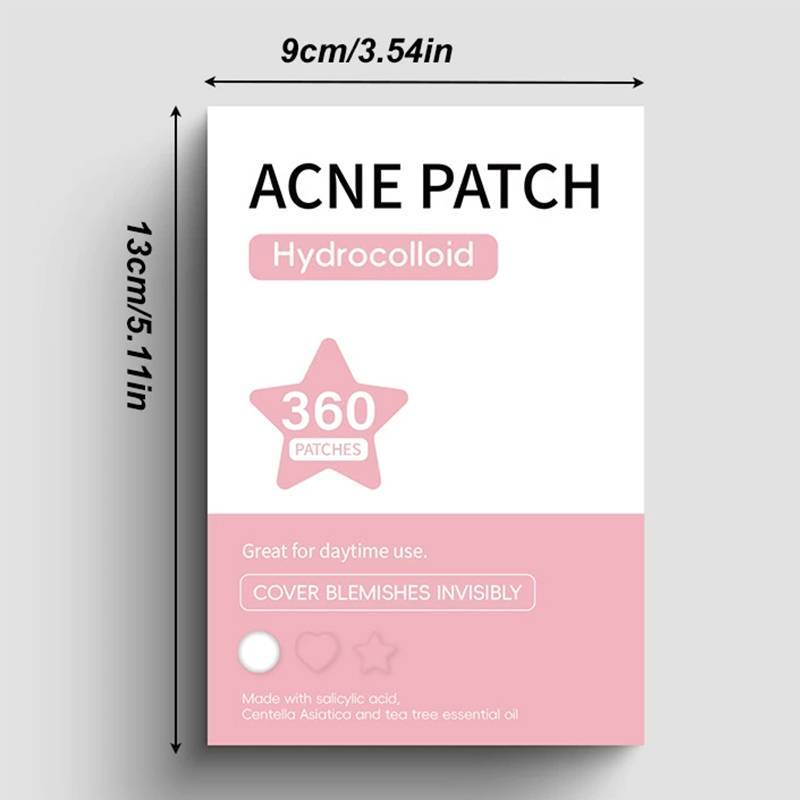 HFSHY 360 CÁI Loại bỏ mụn vô hình đầy màu sắc Chống mụn Hydrocolloid Patch Không gây kích ứng Sửa chữa Stier VN