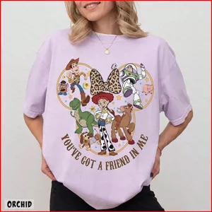 GC1 Toy Story 5 Áo thun quà tặng Disneyland Youve Got A Friend In Me Woody Slinky Jessie Bo Peep GC1