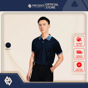 Áo polo cà phê công sở nam Phan Nguyễn, thiết kế form regular fit, thoải mái, hiện đại, màu sắc đơn giản dễ phối APC.212