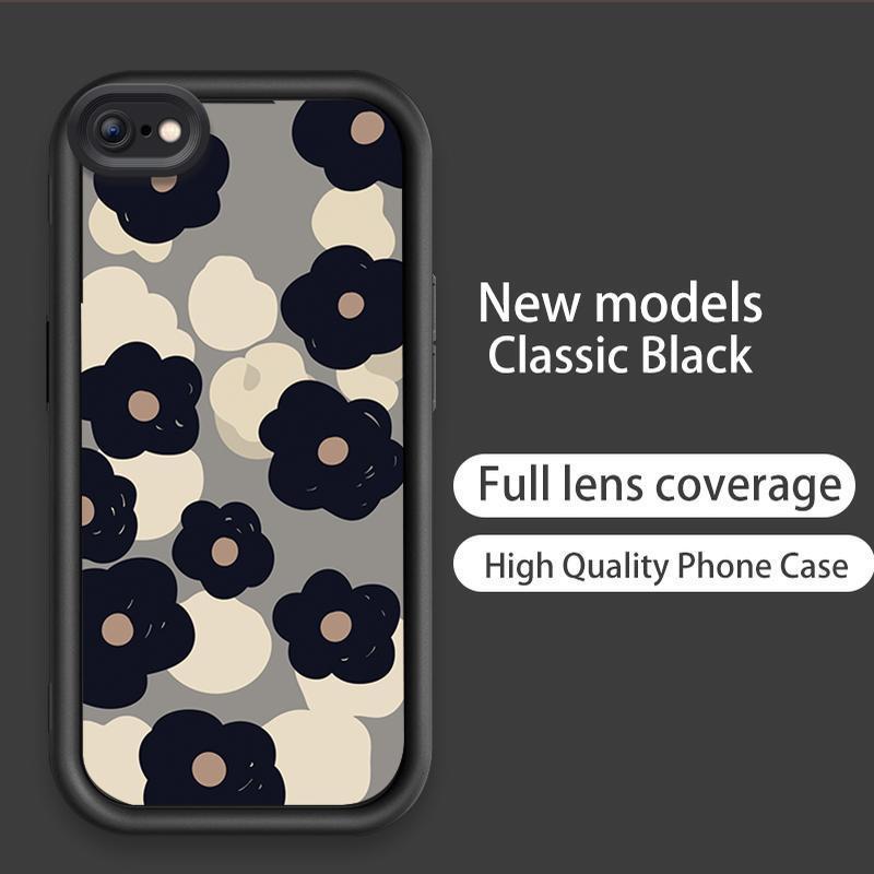 Ốp Lưng Cho iPhone 6 6s 7 8 se2020 Plus Hoạt Hình Silicon Phụ Kiện Vỏ Điện Thoại Mềm TPU Hoa Tulip Thiên Thần Mắt Chống Sốc Ốp Lưng