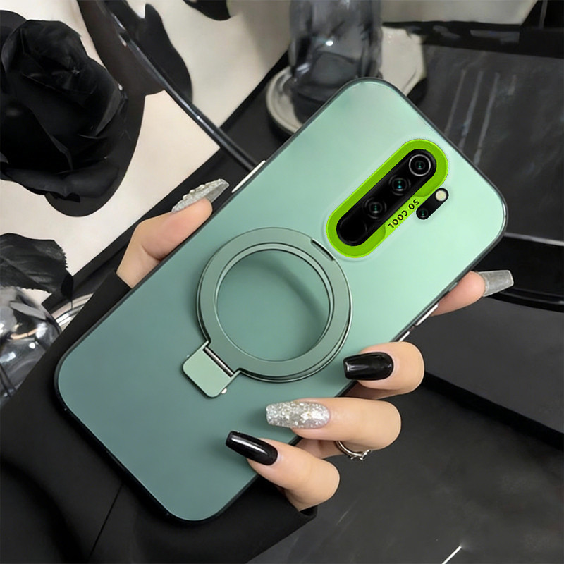 Ốp Lưng PBZZ Cho Redmi Note 8 pro Redmi Note 8 Vỏ Điện Thoại Vỏ Cứng Chống Sốc Thiết Kế Mới Thẩm Mỹ Với Giá Đỡ Màu Đen CYFXZJ02