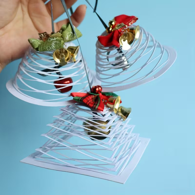 Vòng Xoắn Ốc Ba Chiều Dập Nổi Kim Loại Thép Carbon Khuôn Cắt Handmade DIY Album Ảnh Thiệp Chúc Mừng Cắt Chết Trẻ Em Giấy Sáng Tạo Thủ Công Sổ Lưu Niệm Dập Nổi Bản Mẫu Khắc